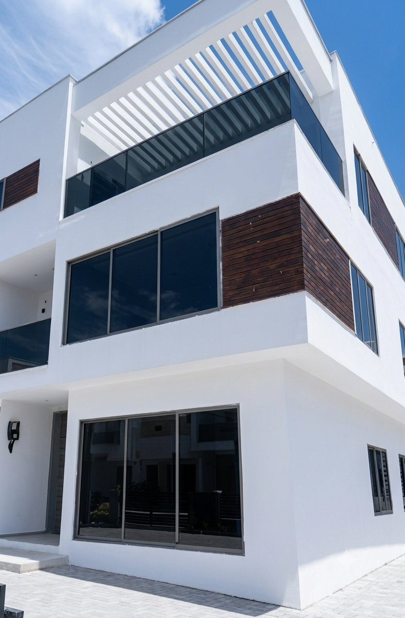 Modern building facade